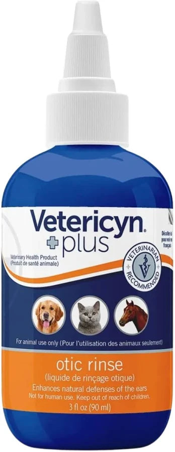 Vetericyn Plus Gouttes de rinçage auriculaire 90 ml (3 oz)