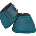 Paire de cloches No-Turn Dyno Dragon Fly de la marque Equibrand, en métal avec motifs de libellules, pour écurie ou manège.