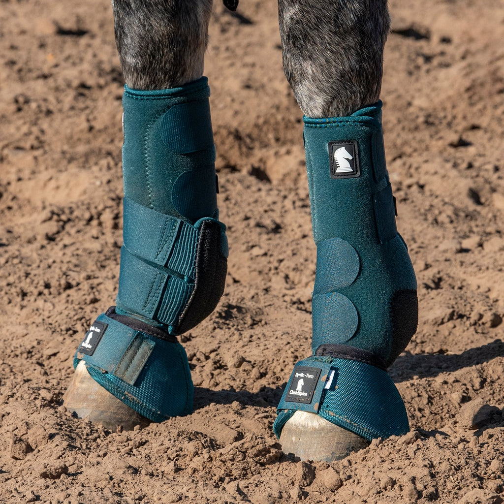 Paired Cloche No-Turn Dyno Dragon Fly pour chevaux, en acier, avec motif de libellule, par la marque Equibrand.