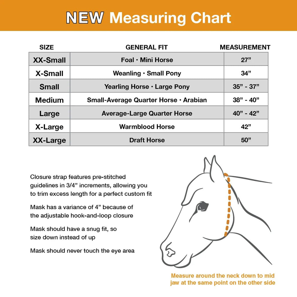 Masque anti-mouches Crusader Standard avec oreilles pour cheval, léger et respirant, de la marque Equibrand.