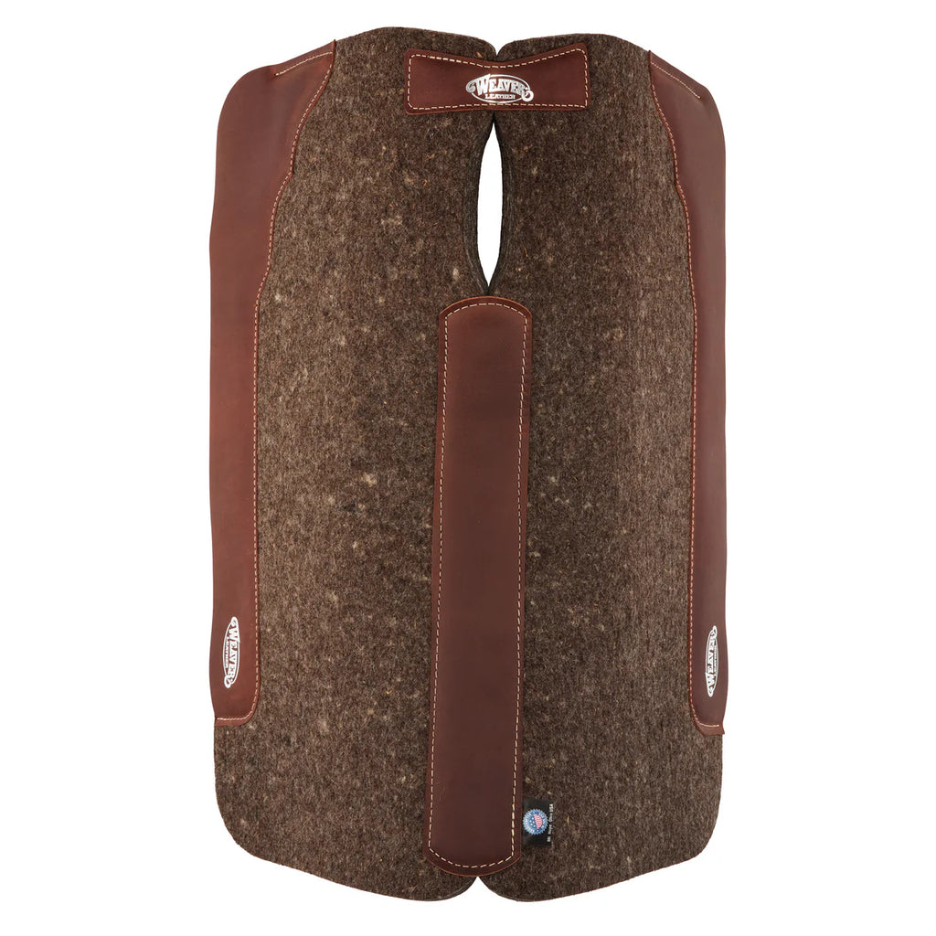 Tapis de selle Weaver haut de gamme en feutre de laine 100 %