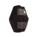 Genouillère noire Classic Equine de la marque Equibrand, protection solide pour le sport équestre, vue de face.