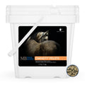 Pellets Omneity® Madbarn pour soins équins, supplément vitaminé et minéral de 5 kg, visible en sachet blanc avec logo.