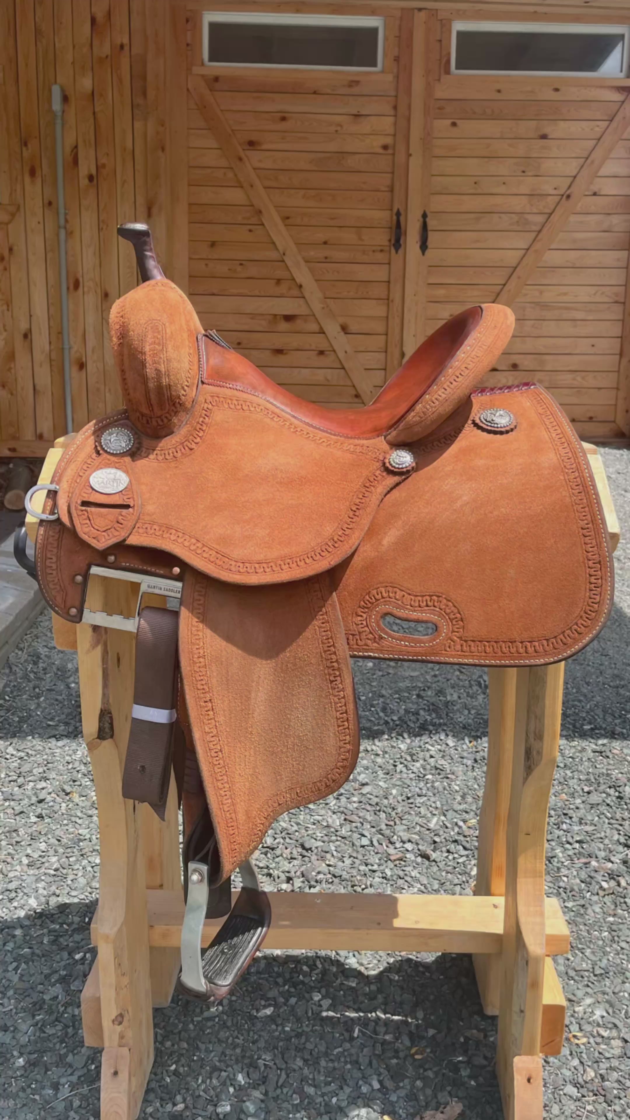 Nettoyage de selle western