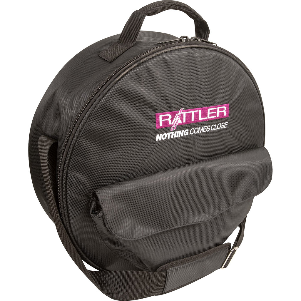 Sac à ropes breakaway Equibrand en tissu noir avec fermeture sécurisée, conçu pour l'équitation et la sécurité.