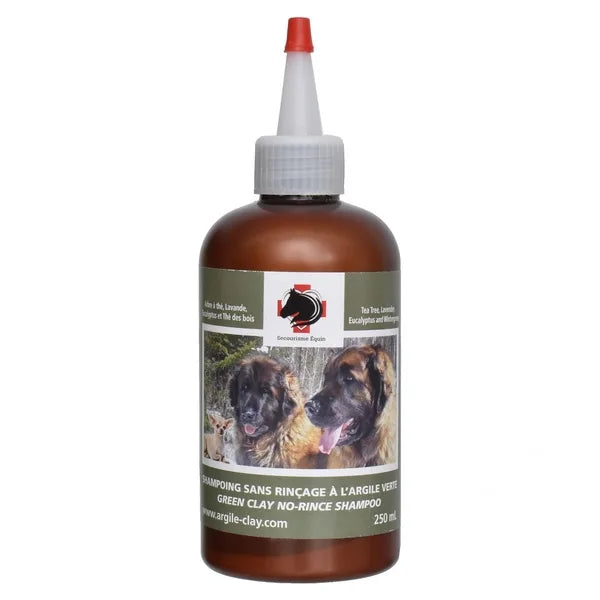 Shampoing sans rinçage à base d’argile | Argile pour animaux