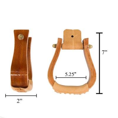 Étriers en bois Visalia