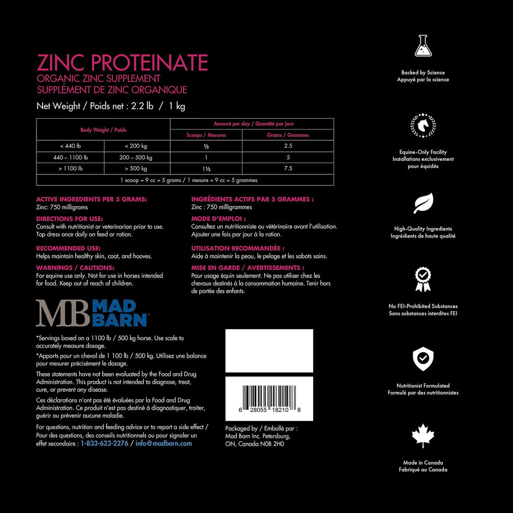 Zinc 1kg - Madbarn