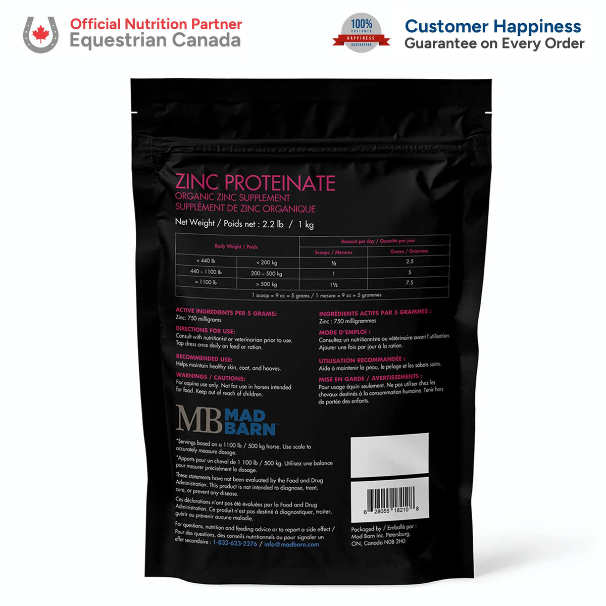 Zinc 1kg - Madbarn